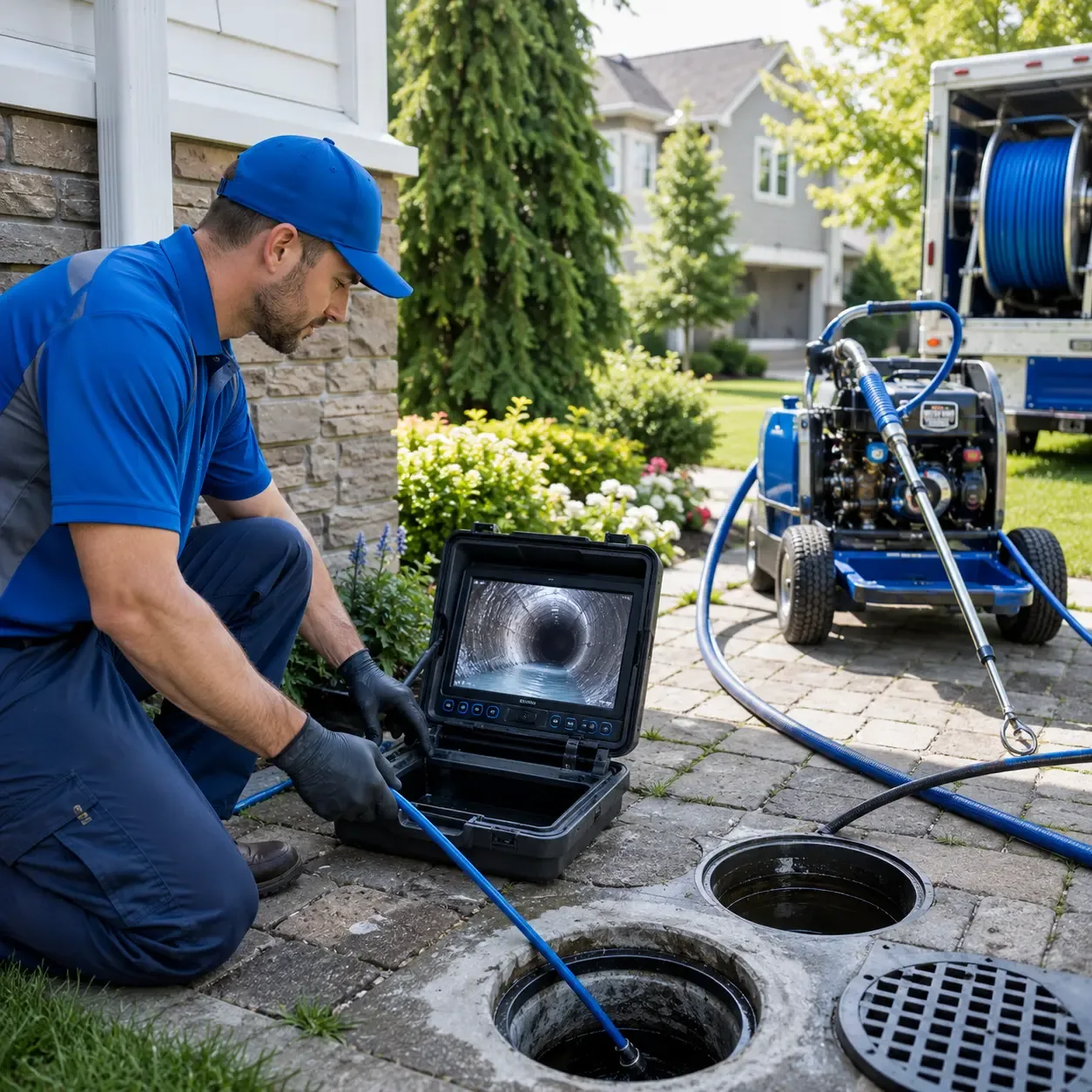 Outdoor drain cleaning professionals serving Steamburg, NY